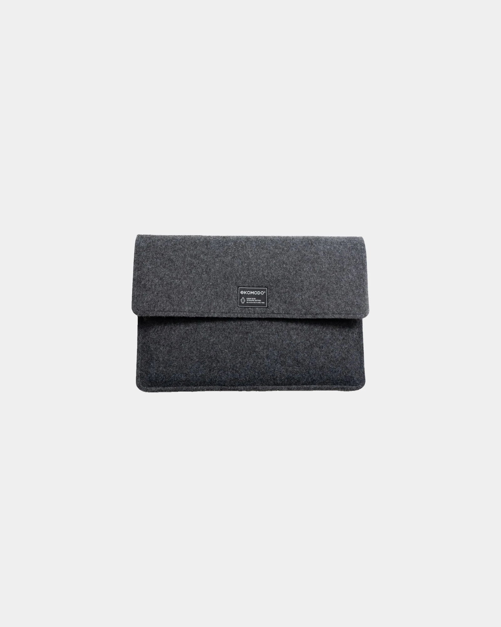 Housse ordinateur recyclée Ekomodo Lapatx 13" à personnaliser - Dark Grey