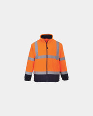 Polaire bicolore à personnaliser - Orange