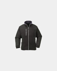 Polaire bicolore City 440g à personnaliser - Noir-Bleu Ciel