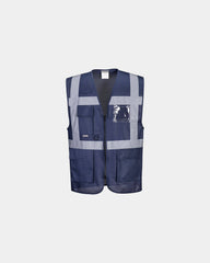 Gilet multifonction Iona Executive à personnaliser - Bleu Marine