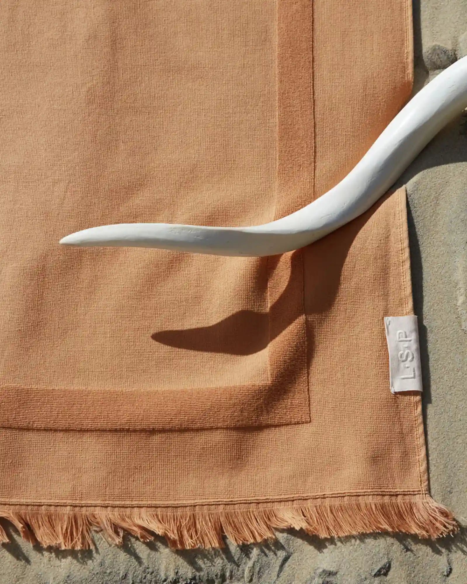 Fouta de plage bi-matière 90x200 La Serviette Paris à personnaliser - 9