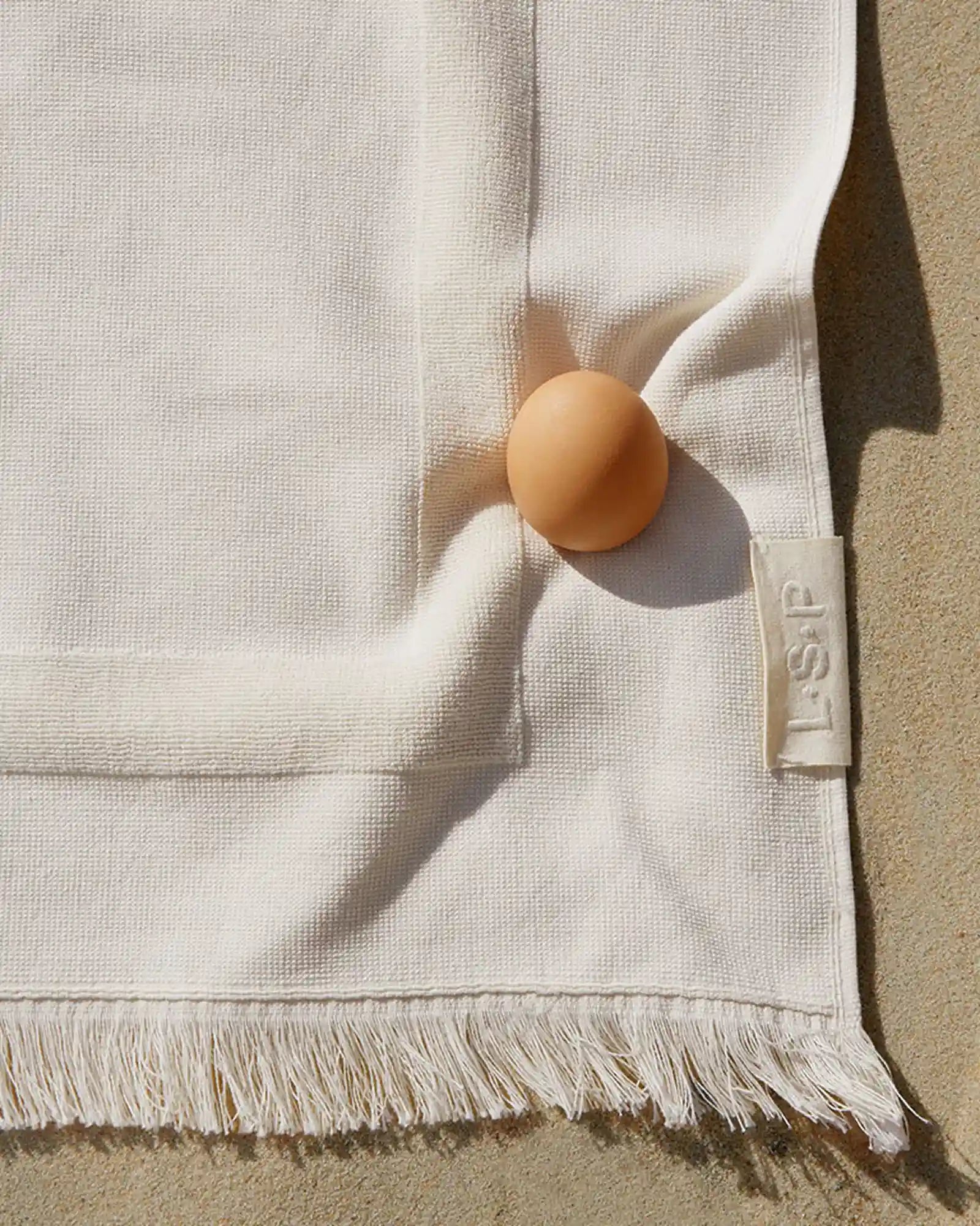 Fouta de plage bi-matière 90x200 La Serviette Paris à personnaliser - 4