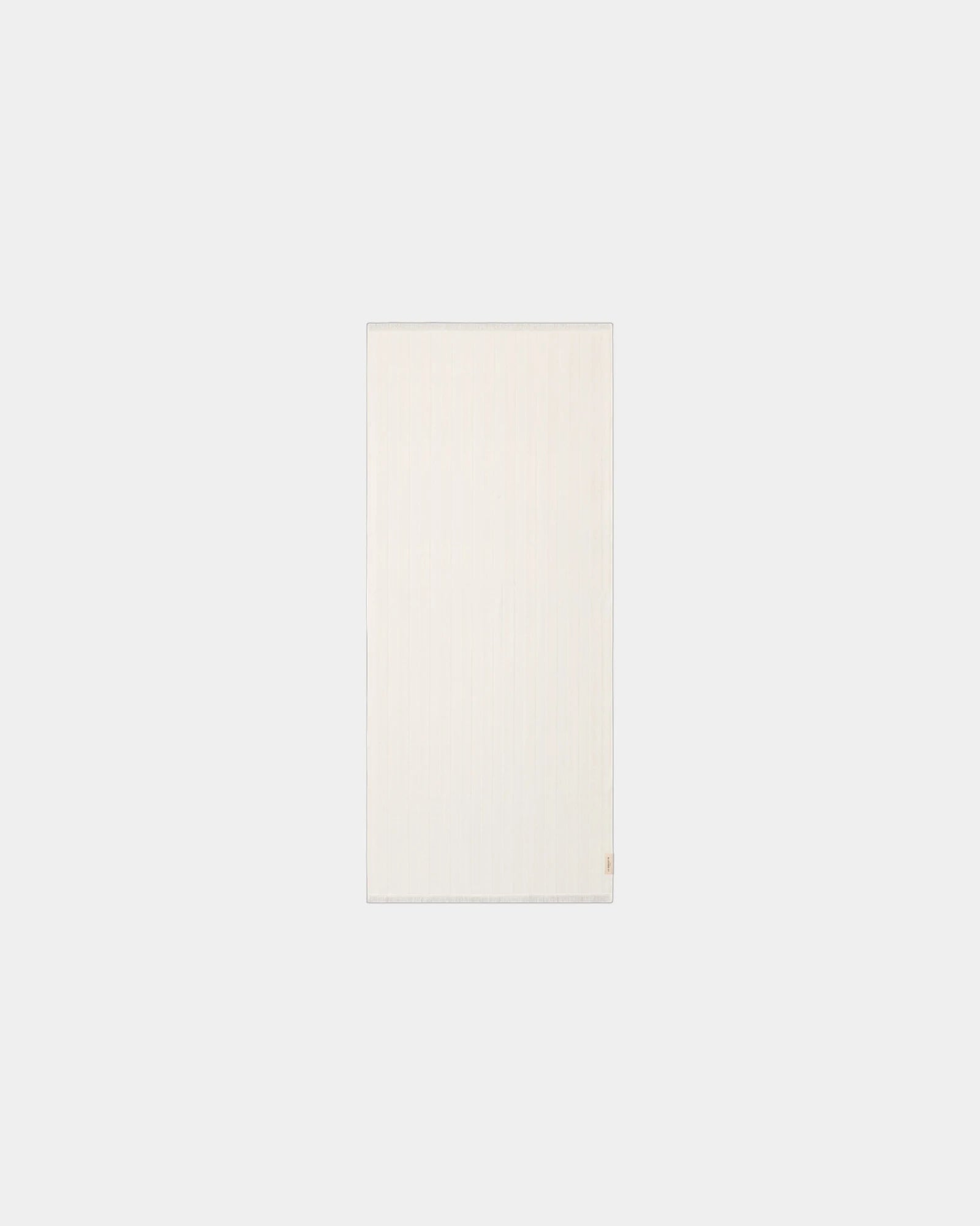 Fouta de plage bi-matière 90x200 La Serviette Paris à personnaliser - Blanc Nacrée