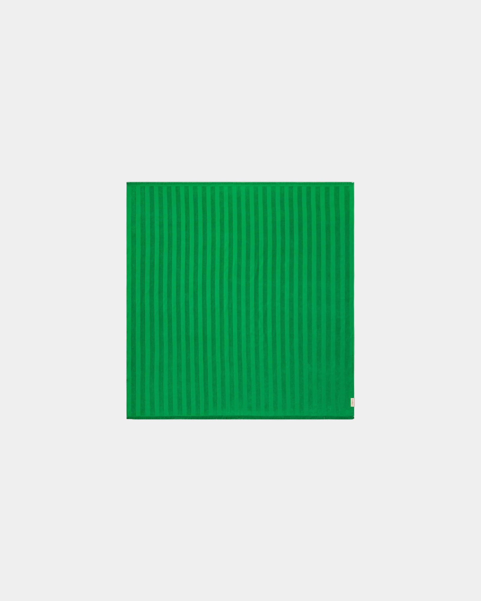 Fouta de plage bi-matière XL 200x200 La Serviette Paris à personnaliser - Vert Pomela