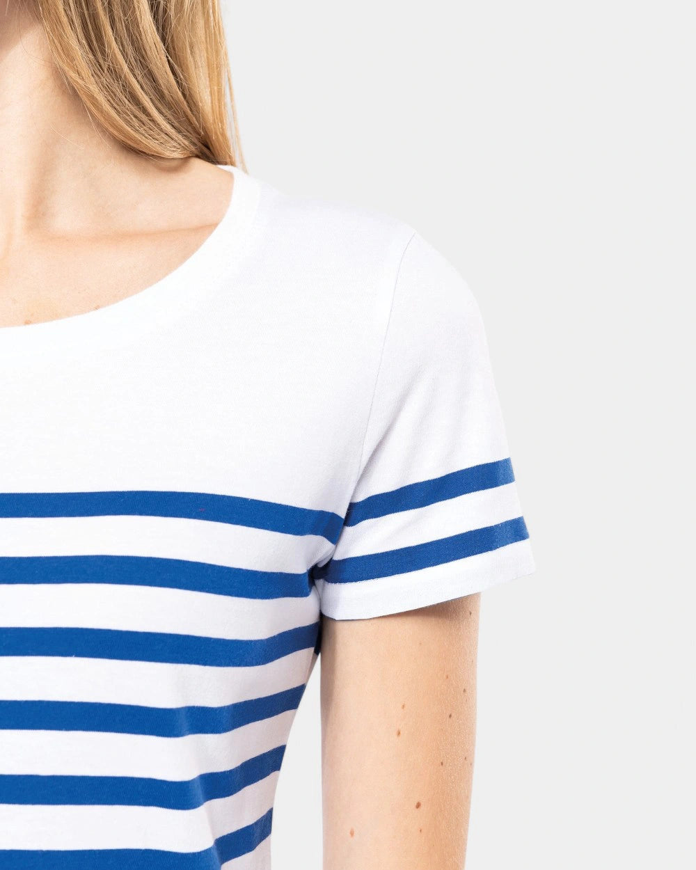 T-shirt marin col rond femme à personnaliser - 5