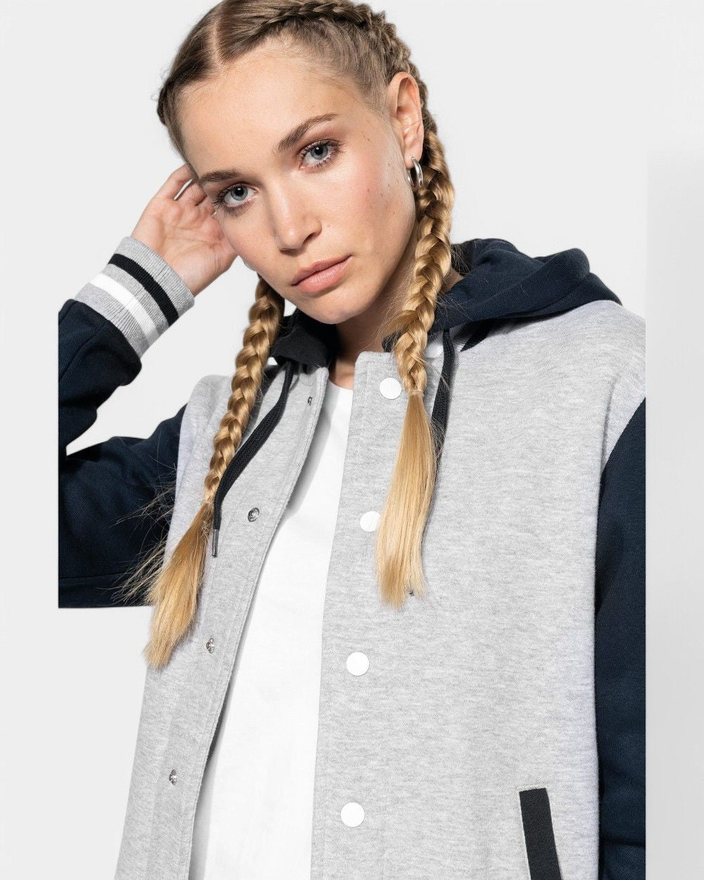 Blouson teddy à capuche unisexe à personnaliser - 16