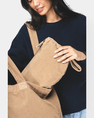 Pochette délavée en velours côtelé à personnaliser - 1