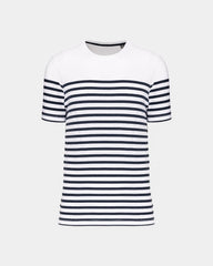 T-shirt marin col rond homme à personnaliser - 7