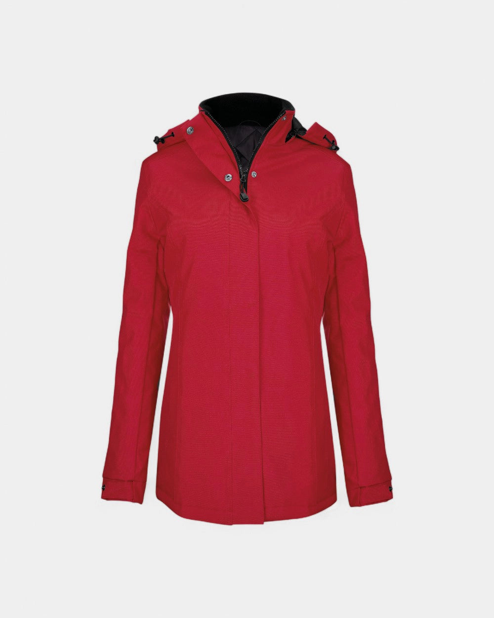 Parka à capuche pour femme à personnaliser - Red
