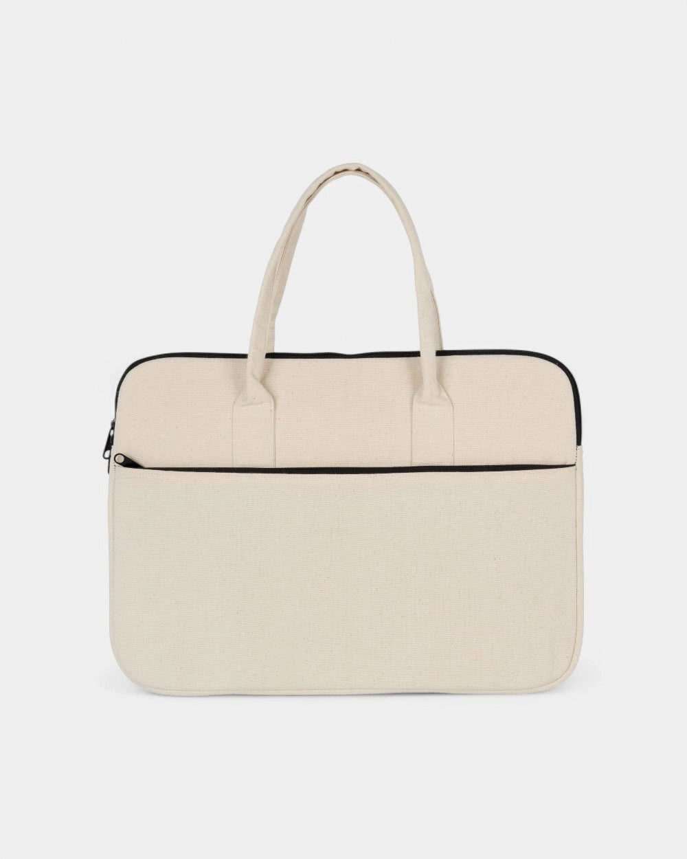 Sacoche d'ordinateur 100% coton personnalisable - Natural