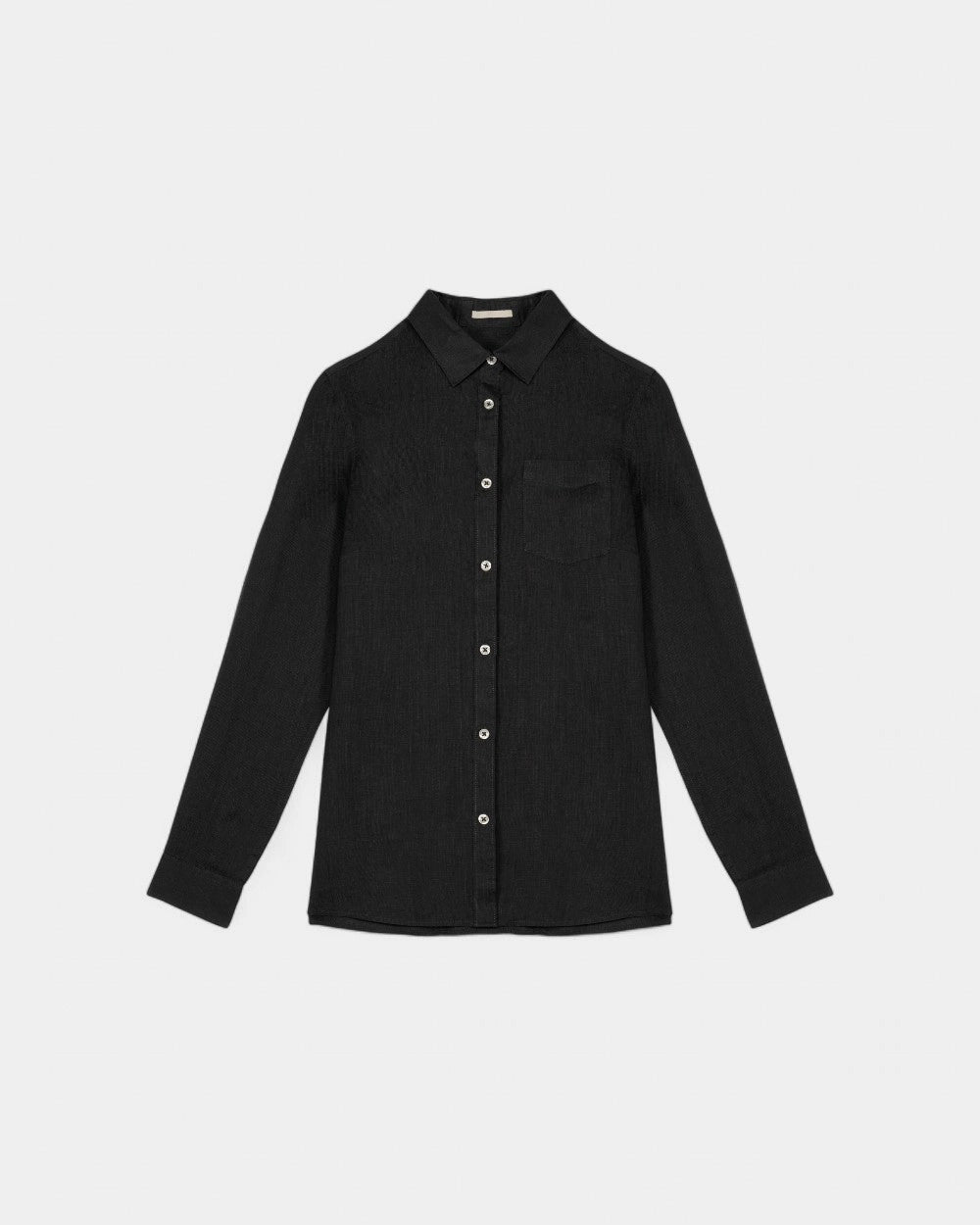 Chemise en lin femme à personnaliser - Anthracite Grey