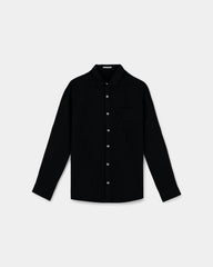 Chemise en lin femme à personnaliser - Black