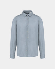 Chemise écoresponsable homme à personnaliser - Aquamarine