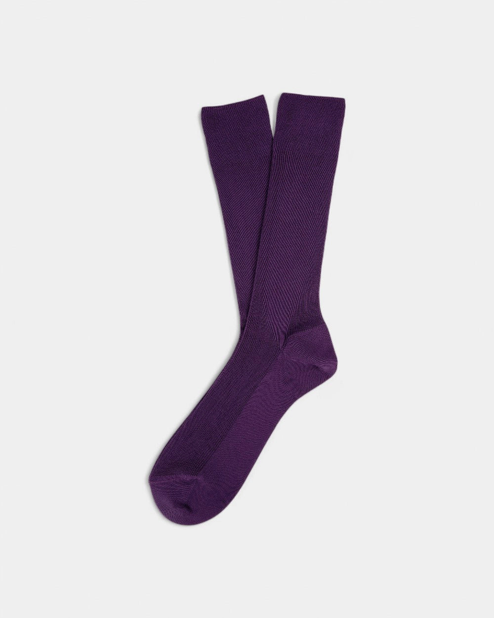 Chaussettes écoresponsables unisexes à personnaliser - Deep Plum