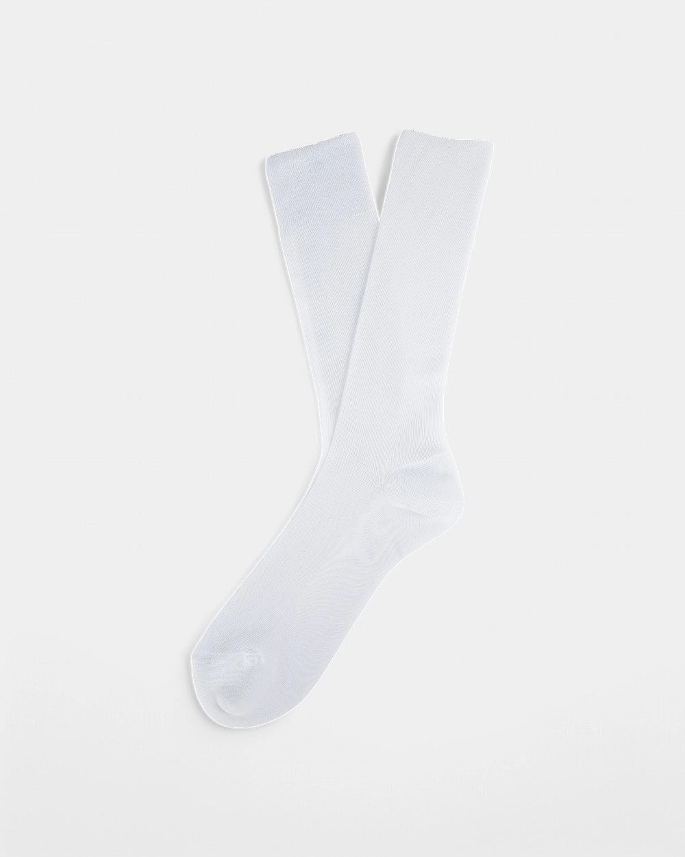 Chaussettes écoresponsables unisexes à personnaliser - White