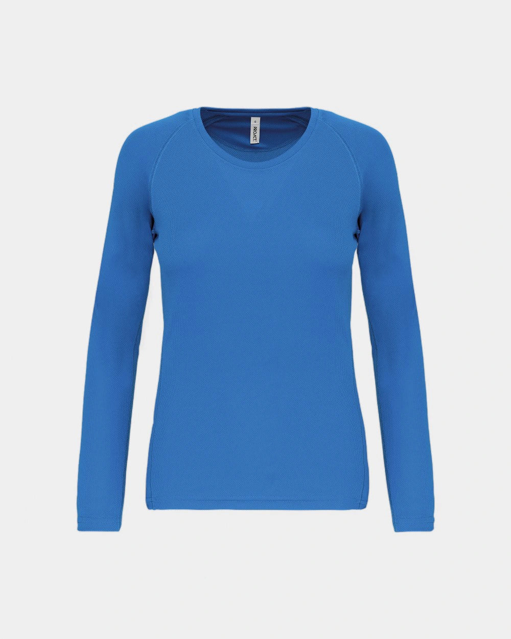 T-shirt de sport manches longues femme à personnaliser - Aqua Blue