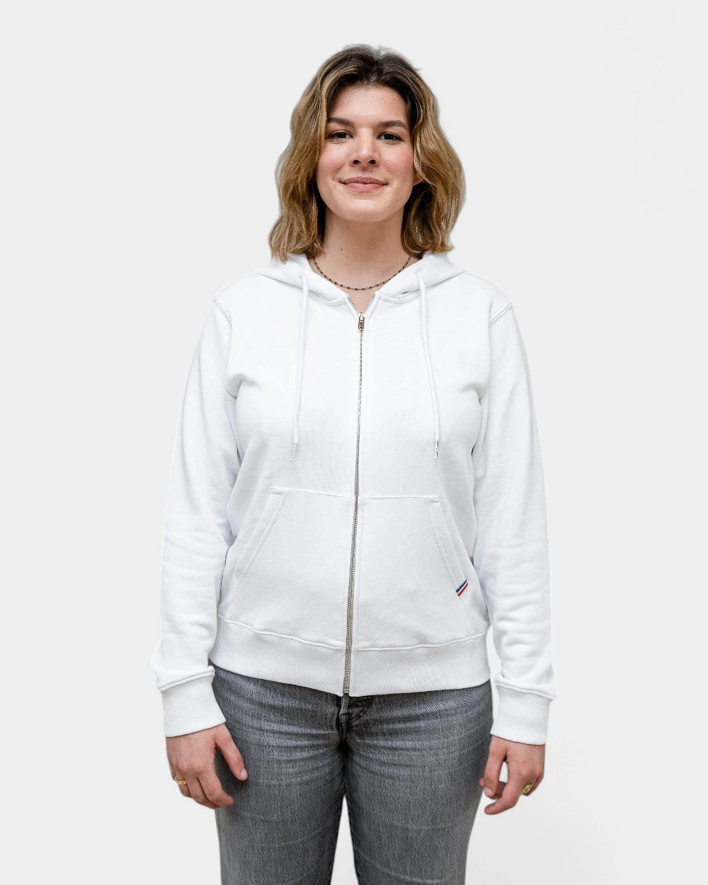 Hoodie femme Made in France zippé à personnaliser - 4