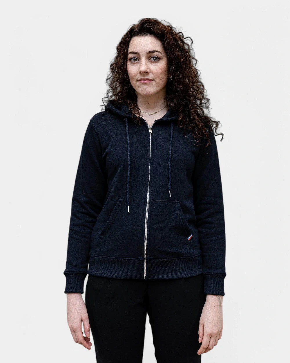 Hoodie femme Made in France zippé à personnaliser - 7