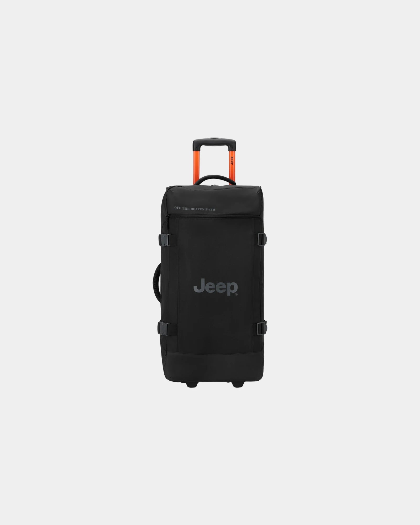 Sac de voyage trolley polyester recyclé 73 cm à personnaliser - Noir
