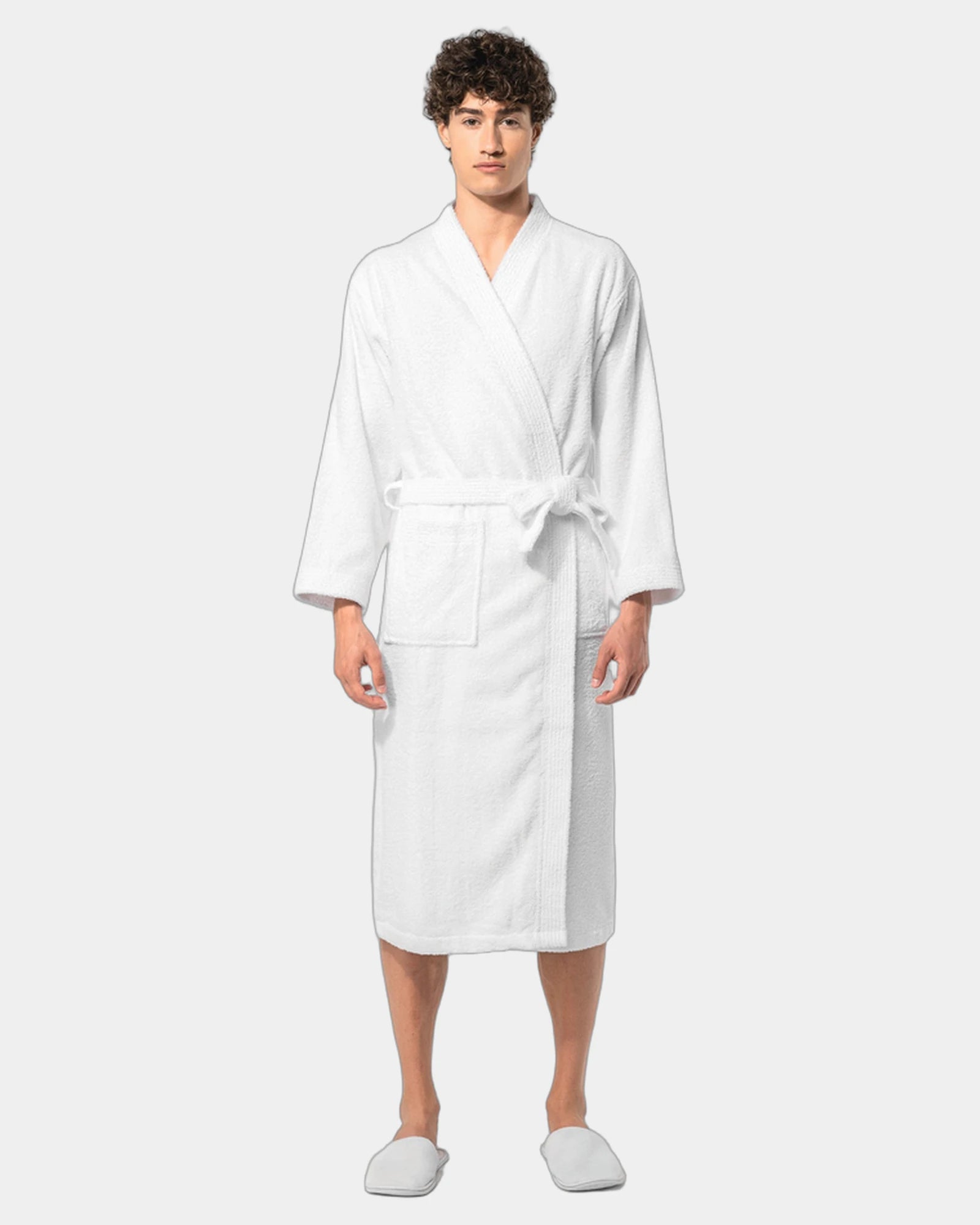 Peignoir col kimono coton éponge 400g/m² à personnaliser - 5