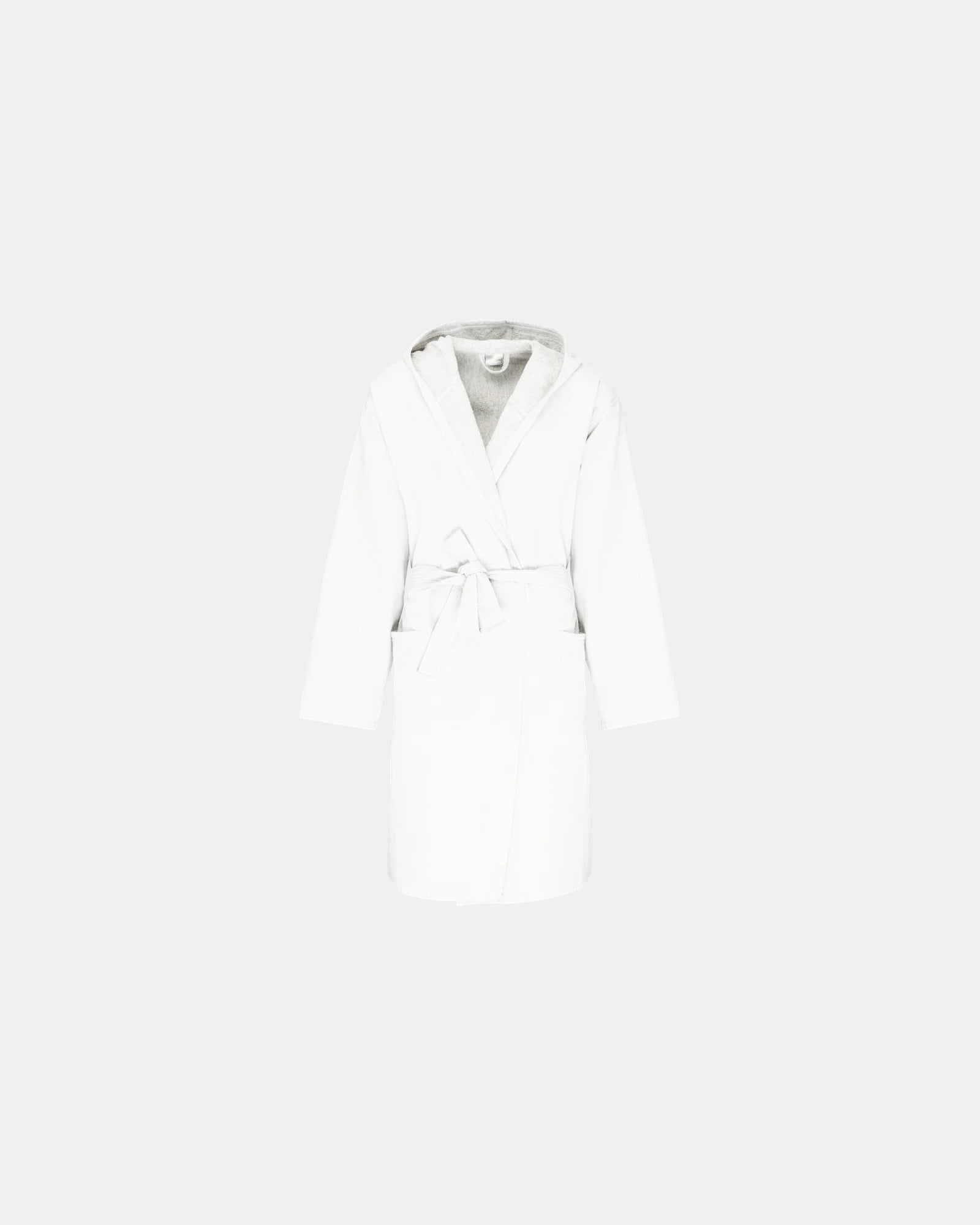 Peignoir de bain capuche coton bio 270g à personnaliser - White