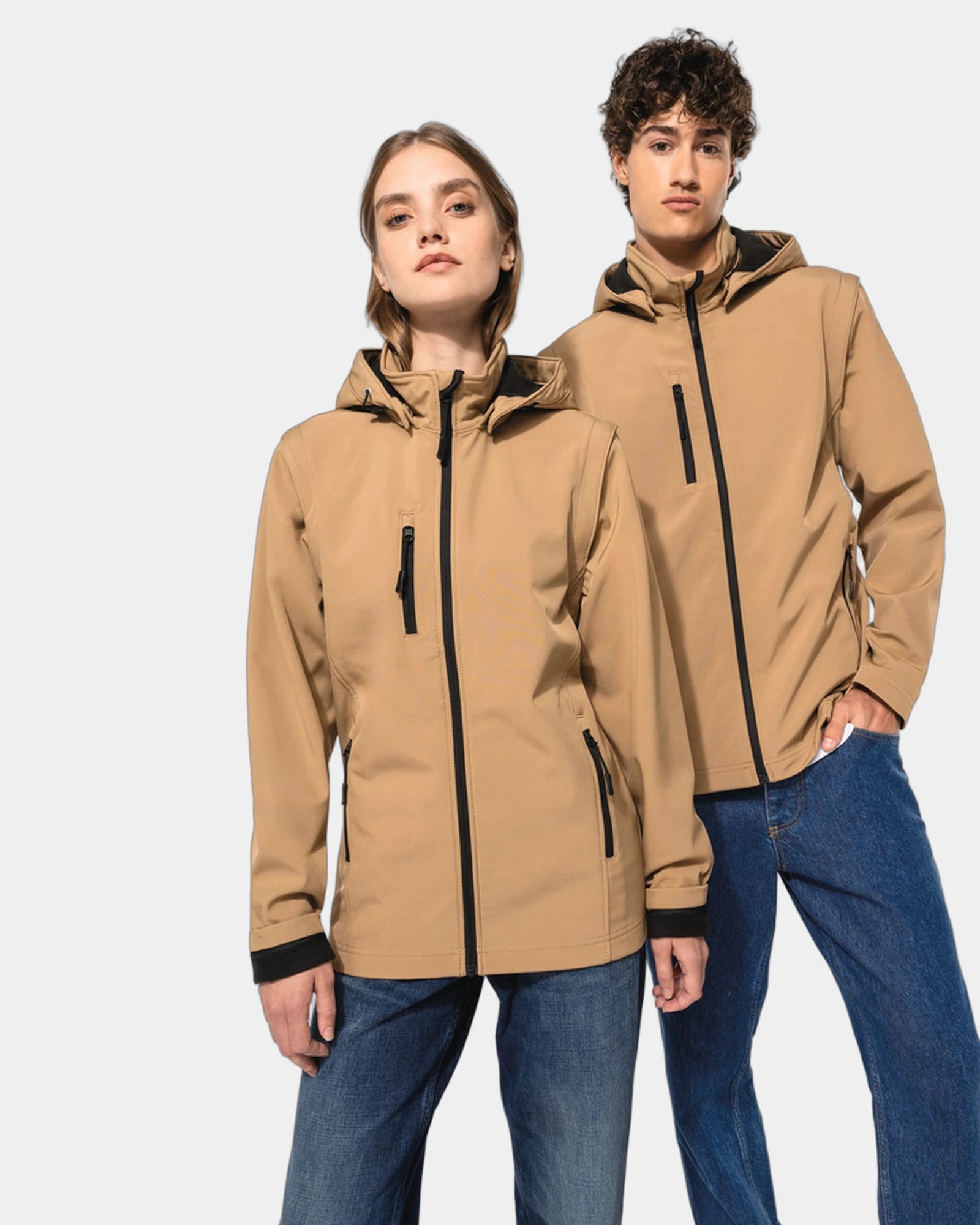 Veste Softshell 3 couches imperméable à personnaliser - Titanium