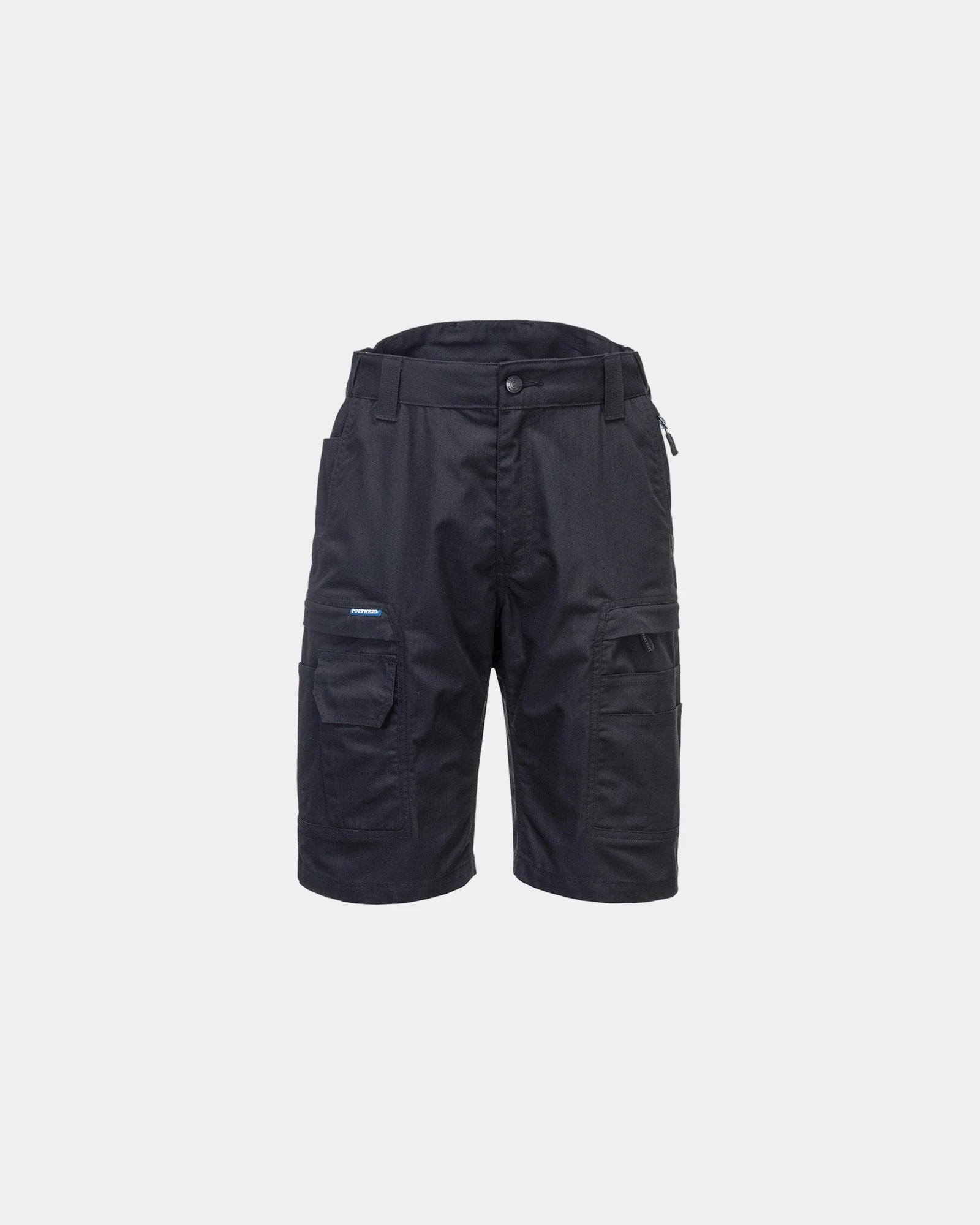 Bermuda Ripstop KX3 à personnaliser - Noir-Bleu Ciel
