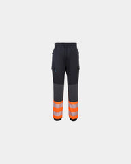 Pantalon flexi haute visibilité KX3 à personnaliser - Kaki