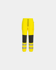 Jogging haute visibilité Flexi classe 2 à personnaliser - Jaune-Noir