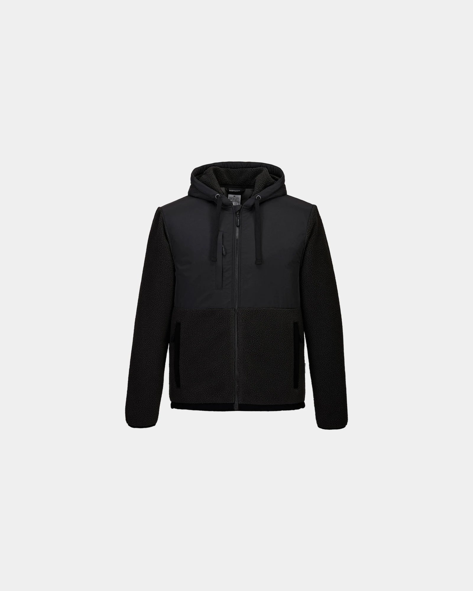 Veste polaire contemporaine KX3 Borg à personnaliser - Noir-Bleu Ciel