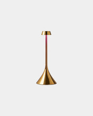Lampe de table LED ABS Lexon Steli S - Dome à personnaliser - Metallic Gold