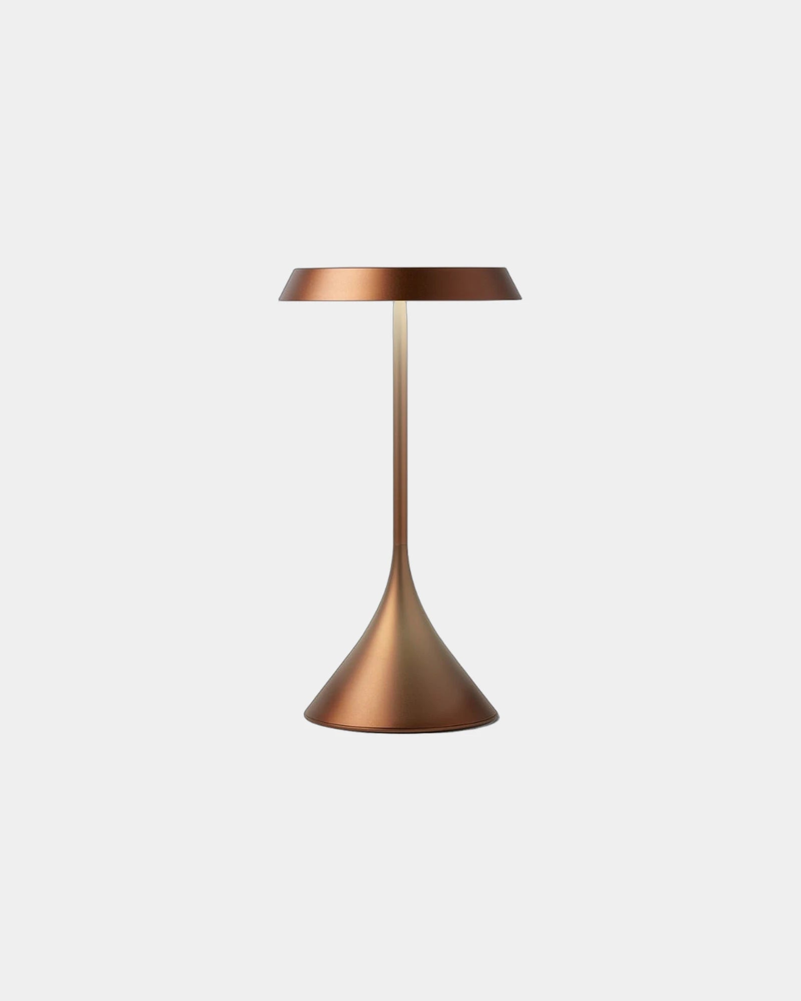 Lampe de table aluminium Lexon Steli Lounge - Dome à personnaliser - Bronze