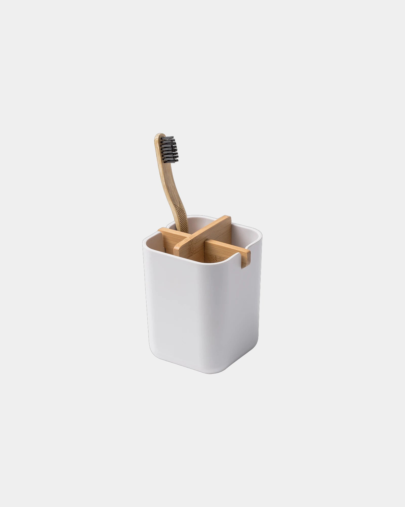Pot pour brosses à dents bambou Lexon Zen Cup à personnaliser - 2