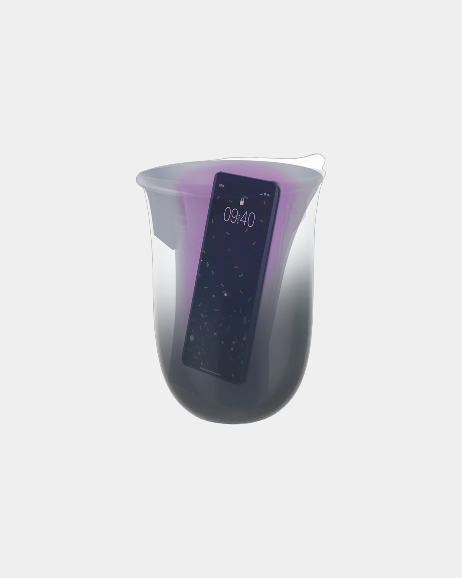 Chargeur sans fil avec stérilisateur UV Lexon Oblio à personnaliser - 1