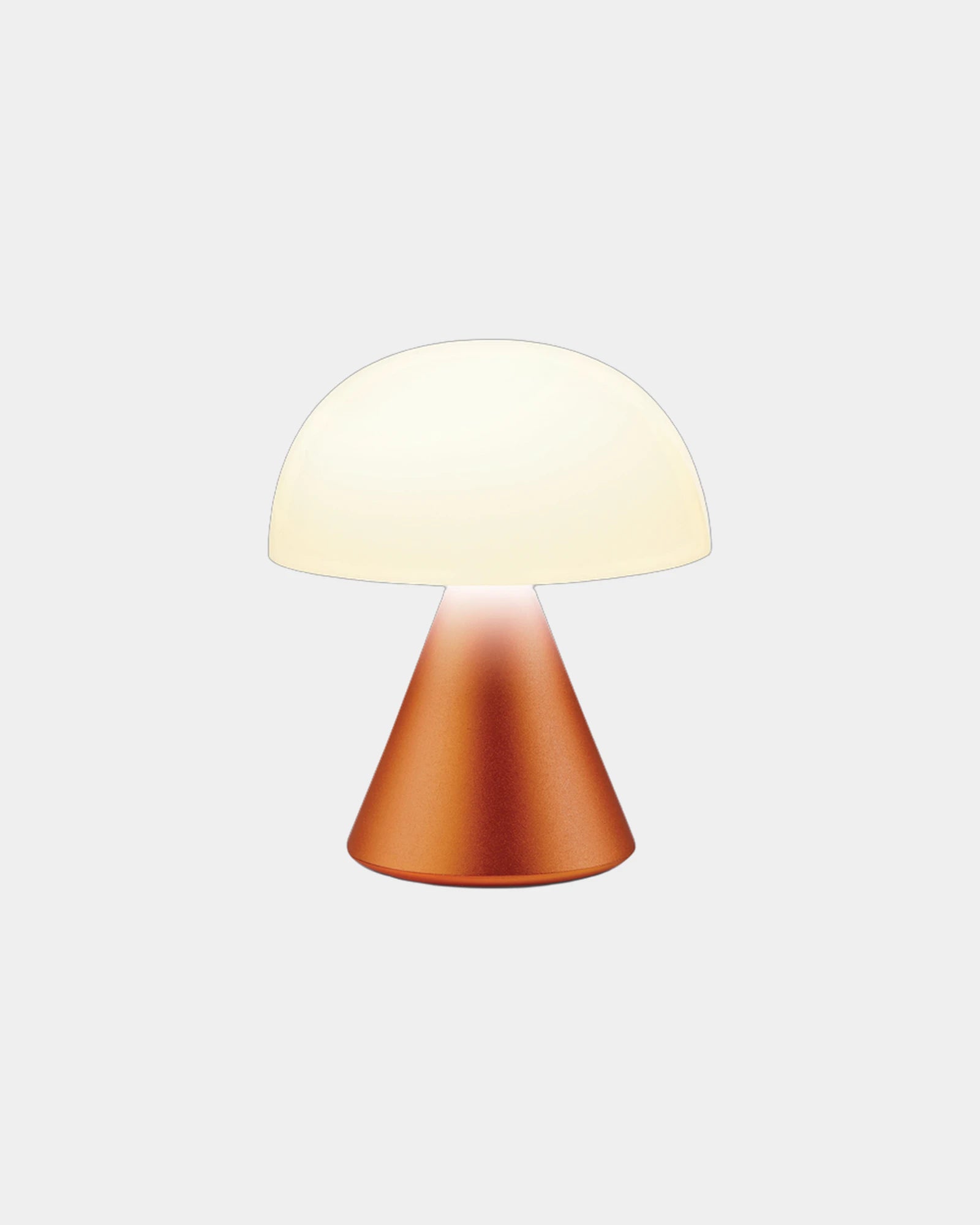 Lampe LED aluminium Lexon Mina à personnaliser - Orange