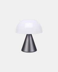 Lampe LED portable aluminium Lexon Mina M à personnaliser - Gun Metal