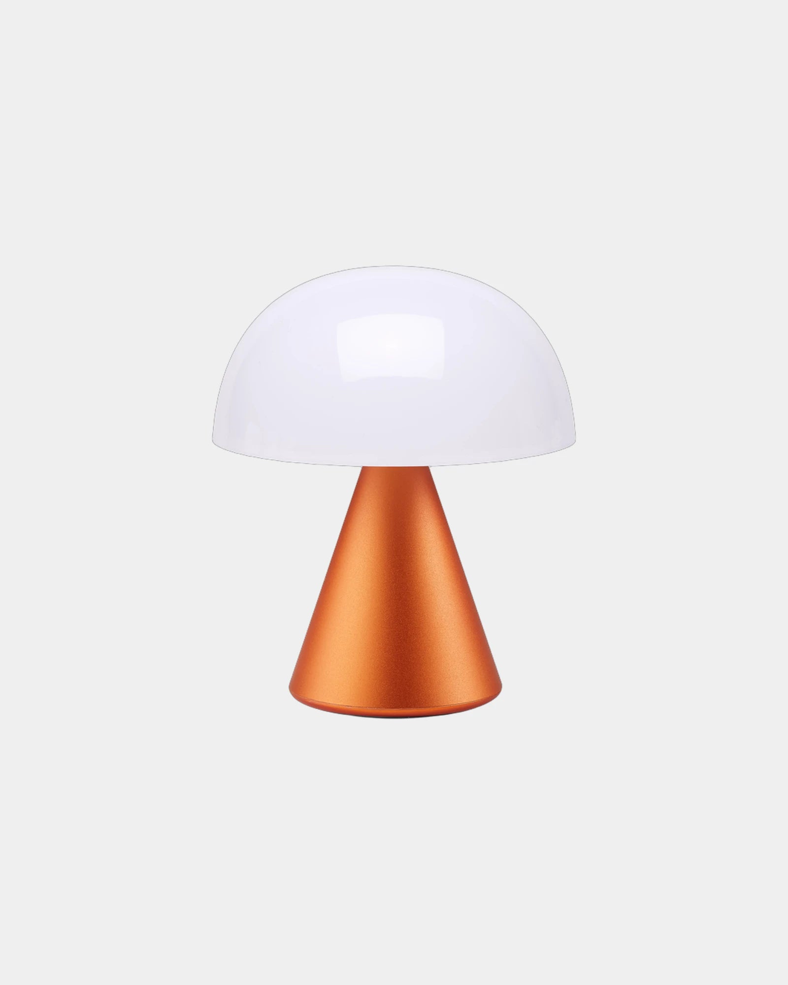 Lampe LED portable aluminium Lexon Mina M à personnaliser - Orange