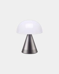 Lampe LED portable aluminium Lexon Mina L Audio à personnaliser - Gun Metal
