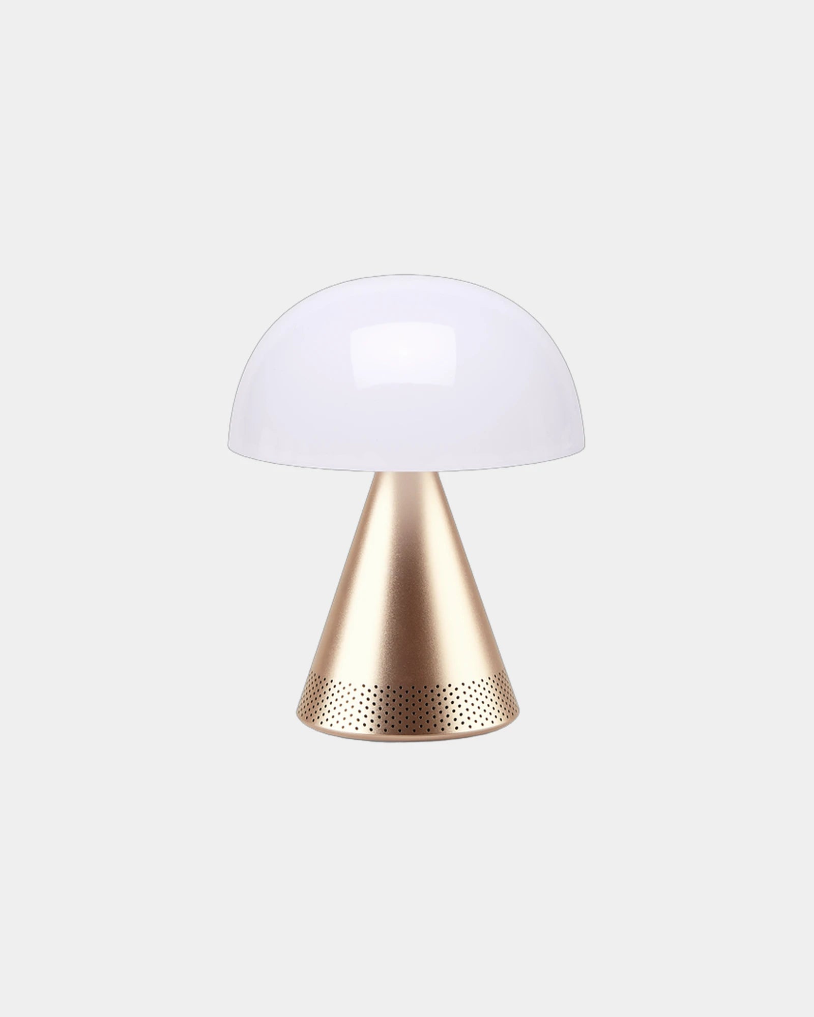 Lampe LED portable aluminium Lexon Mina L Audio à personnaliser - Soft  Gold