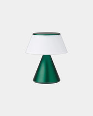 Lampe LED aluminium Lexon Luma M à personnaliser - Dark Green