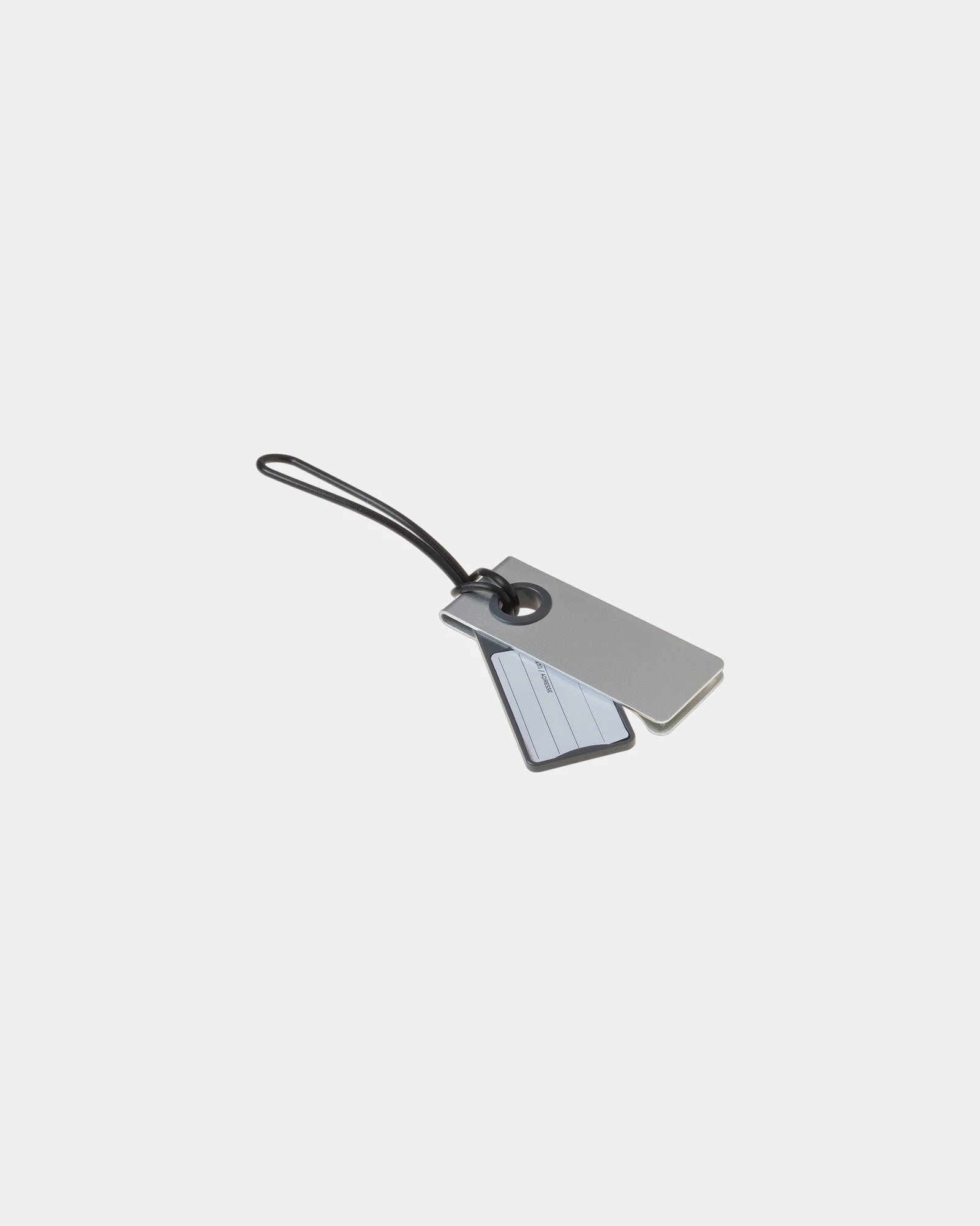 Étiquette à bagages aluminium Lexon Neo Luggage Tag à personnaliser - Aluminum