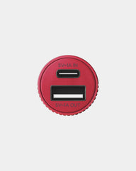 Batterie externe aluminium Lexon Fine Tube Power Bank à personnaliser - Red