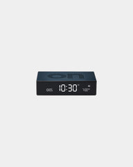 Réveil aluminium Lexon Flip Premium à personnaliser - Dark Blue