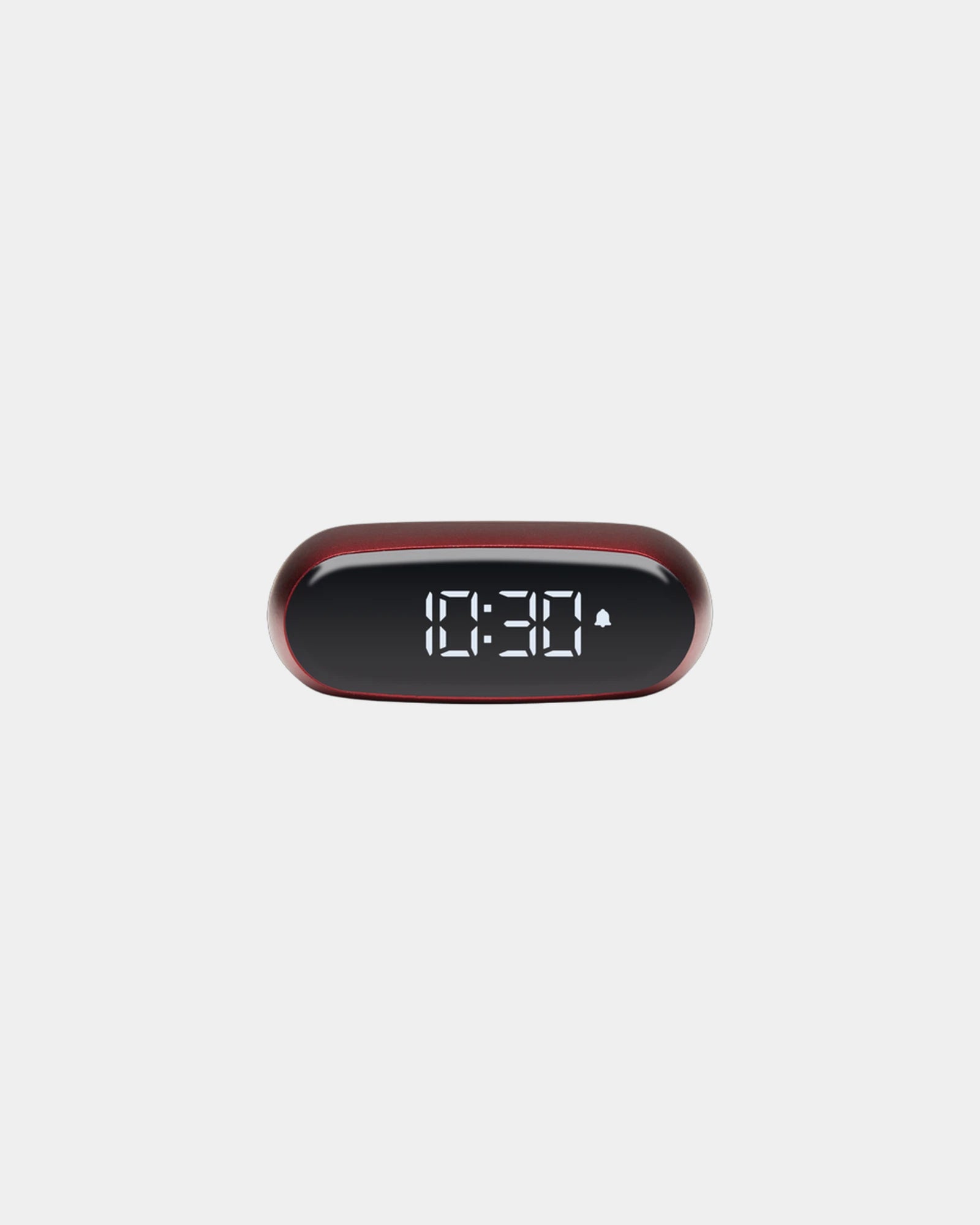 Réveil fonction snooze Lexon Minut à personnaliser - Dark Red