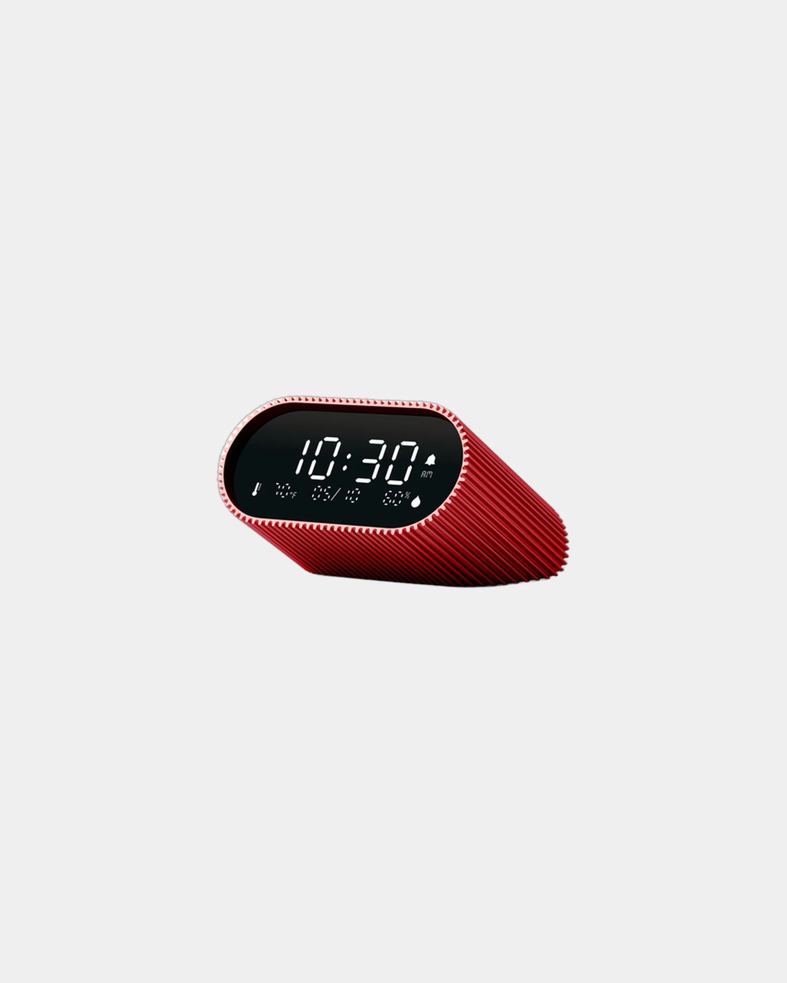 Lampe-réveil aluminium Lexon Ray Clock à personnaliser - 26