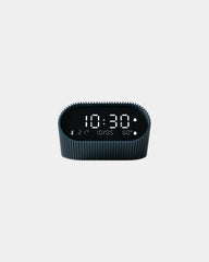 Lampe-réveil aluminium Lexon Ray Clock à personnaliser - Ocean Blue