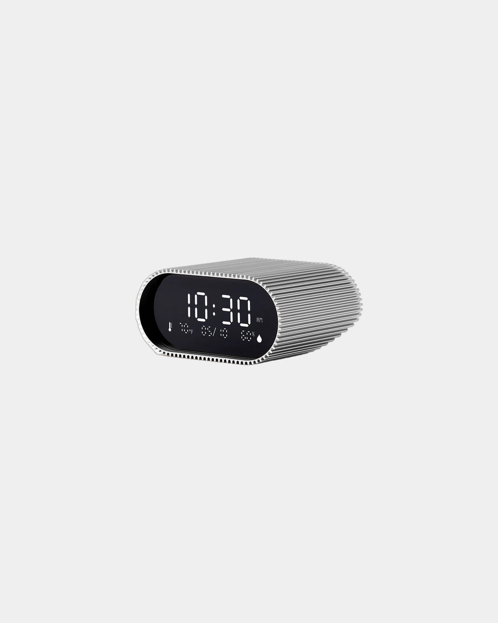 Lampe-réveil aluminium Lexon Ray Clock à personnaliser - 21