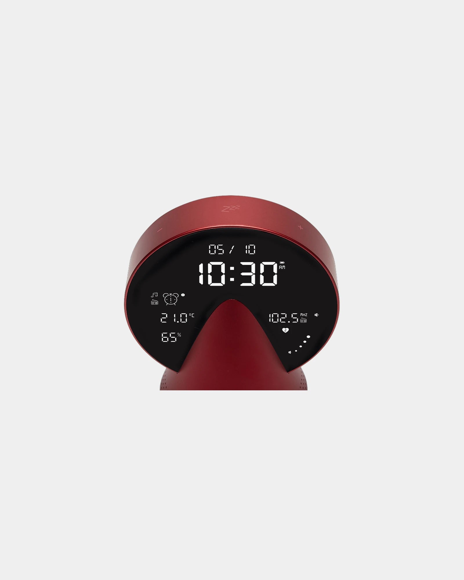 Radio-réveil Bluetooth aluminium Lexon Conic à personnaliser - 3