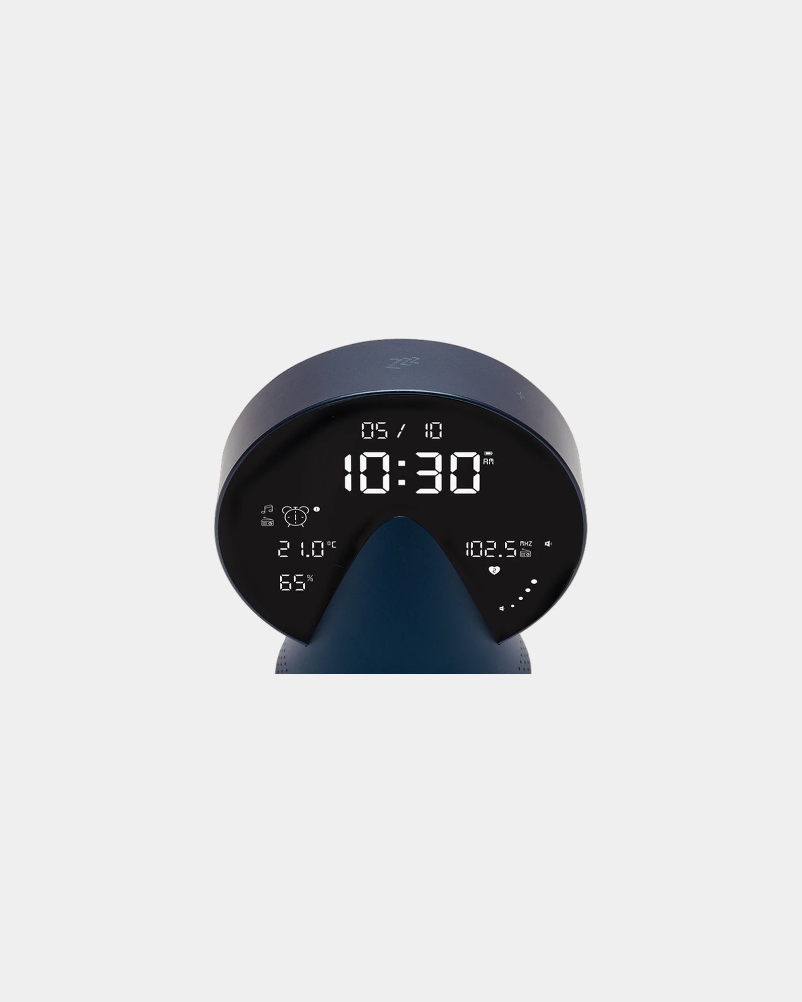 Radio-réveil Bluetooth aluminium Lexon Conic à personnaliser - 27