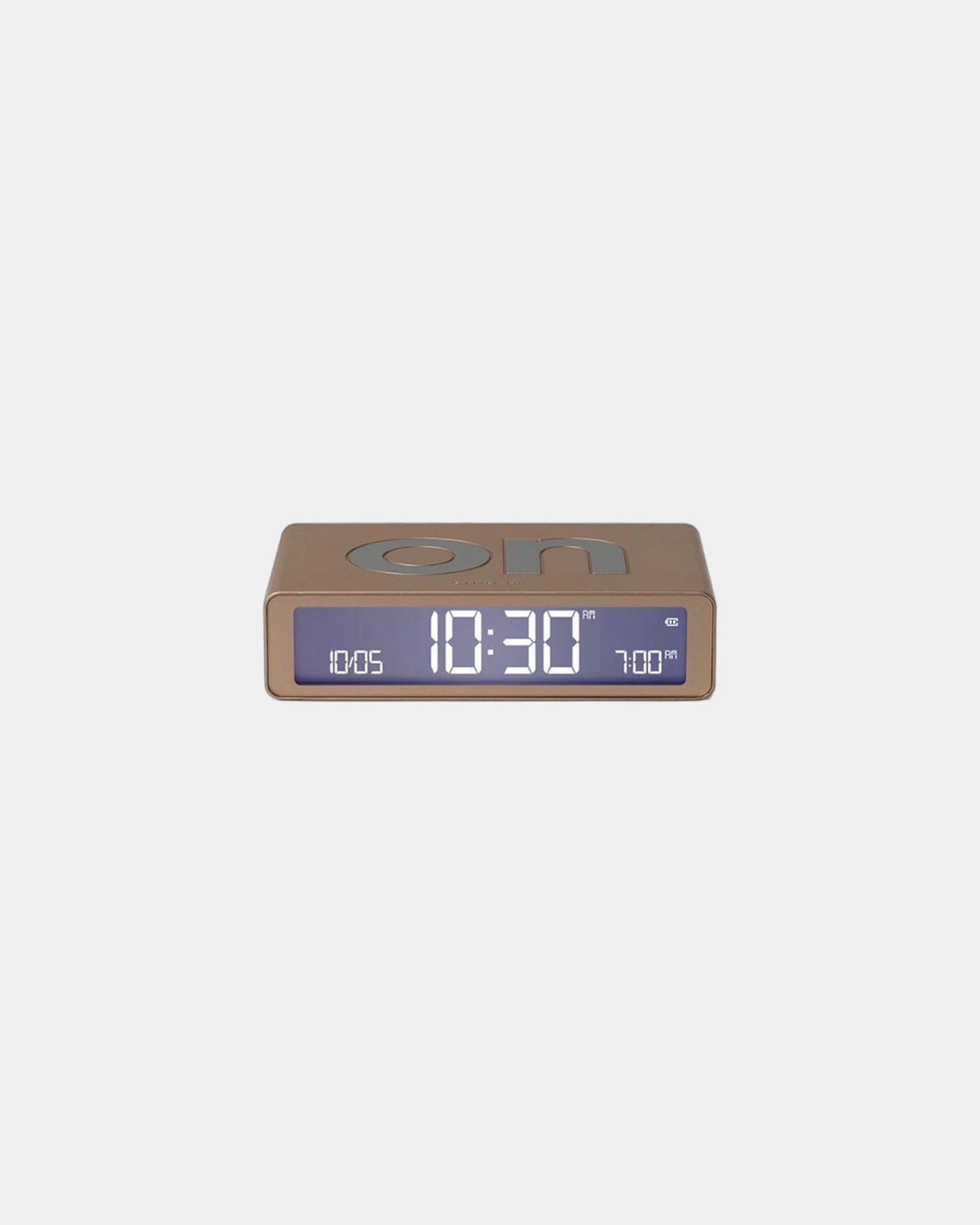Horloge Lexon Flip Classic à personnaliser - Soft Gold